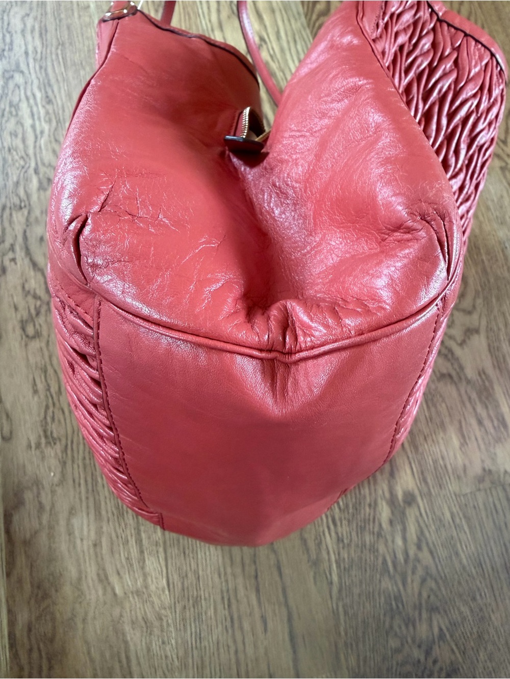 COACH Madison Phoebe Shoulder Bag in Gathered Twist Leather - Picture 9 of 9